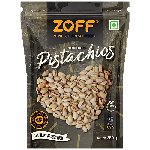 Buy Zoff Roasted Pistachios Rich In Fiber, Regulates Blood Sugar