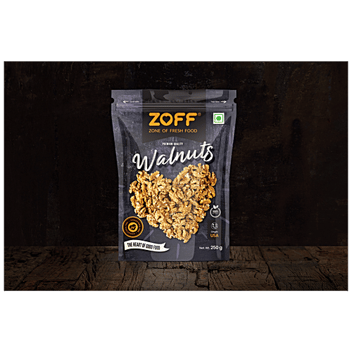 Buy Zoff Walnuts Rich In Antioxidants, Improves Gut Health Online at