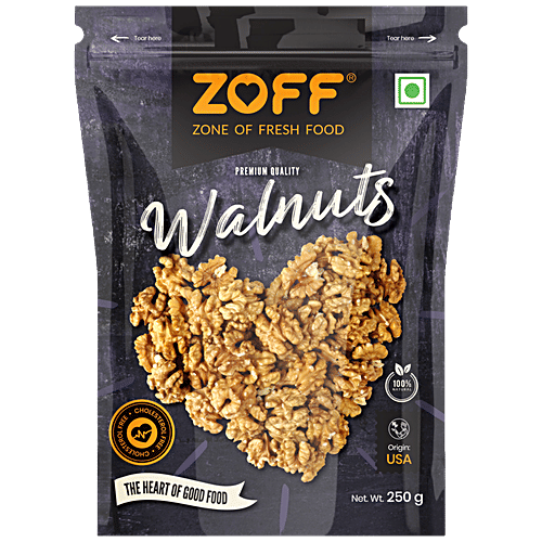 Buy Zoff Walnuts Rich In Antioxidants, Improves Gut Health Online at