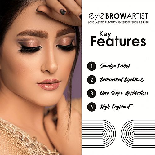 Buy Half N Half Eye Brow Artist LongLasting Automatic Eyebrow Pencil