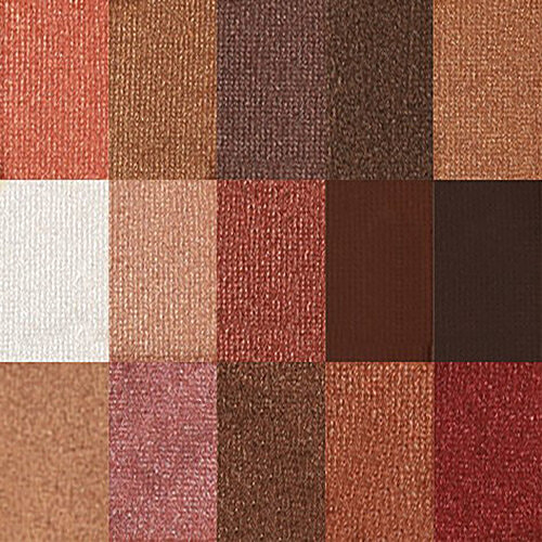 Half N Half 15 In 1 Velvet Texture Eyeshadow - Long-Lasting, Lightweight, Multicolour, 12 g Palette-02