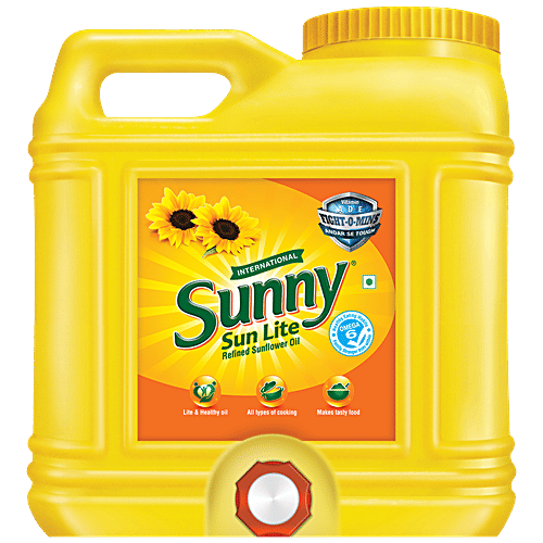 Buy Sunny Sun Lite Refined Sunflower Oil, Fortified With Vitamin A