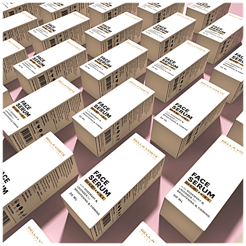 Bella Voste Professional Face Serum - 10% Vitamin-C, With Rosemary & Lavender For Brightening & Firming, 30 ml  