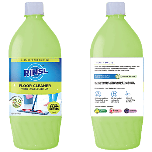 Buy Rinsl Floor Cleaner Jasmine, Kills Germs, Removes Dirt, Stains