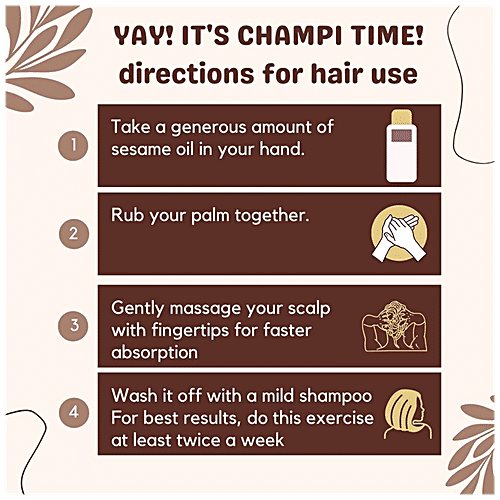 Essentia Extracts White Sesame Oil - Pure, Cold Pressed, 500 ml