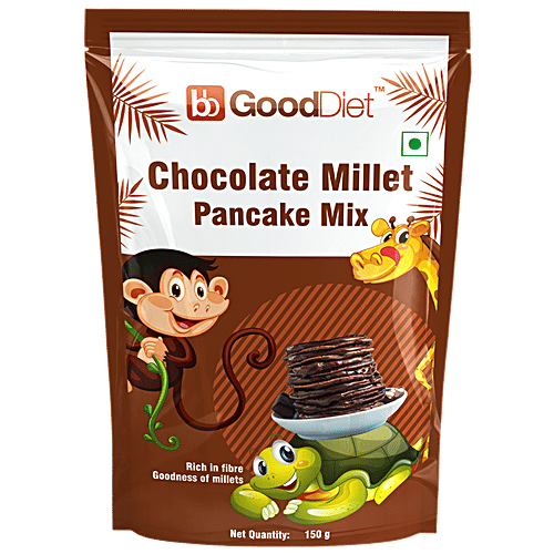 Buy GoodDiet Chocolate Millet Pancake Mix Online at Best Price of Rs 99