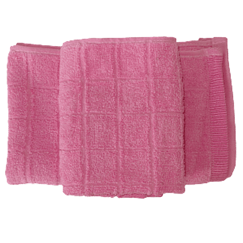 Buy VC Cotton Hand/Face Towel Premium, Soft, Gentle On Skin, Pink