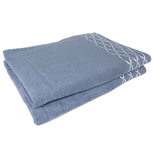 Buy VC Face/Hand Towel Premium, Soft, Gentle On Skin, Blue Online at