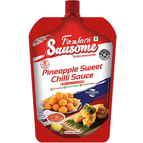 Buy Fazlani Sausome Pineapple Sweet Chilli Sauce Gluten Free, Vegan