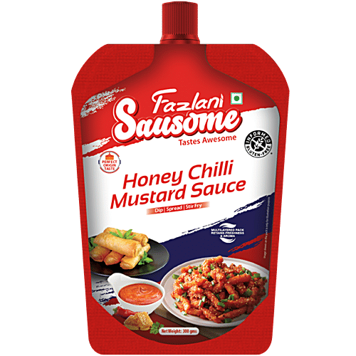 Buy Fazlani Sausome Honey Chilli Mustard Sauce Gluten Free, Vegan