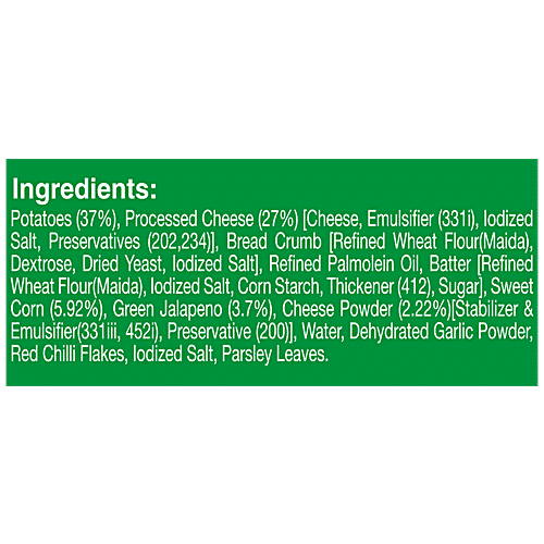 Safal Jalapeno Cheese Pops - Frozen Curried Vegetables, Ready To Cook, 300 g  