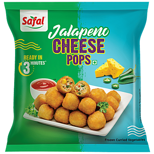Safal Jalapeno Cheese Pops - Frozen Curried Vegetables, Ready To Cook, 300 g  