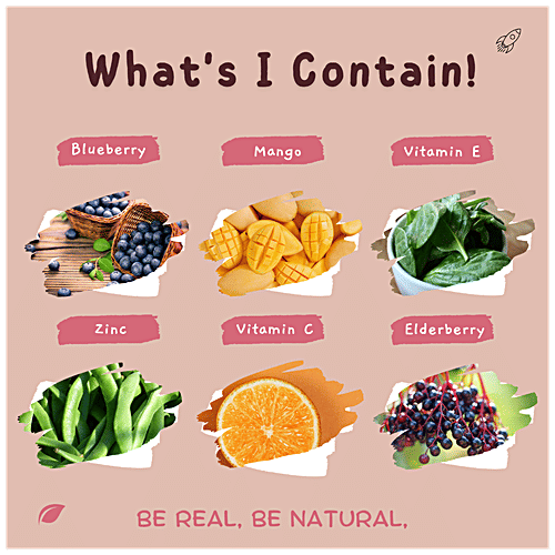 Buy The Old Natural Skin Defence Fruit Pectin Gummies Tangy Mango