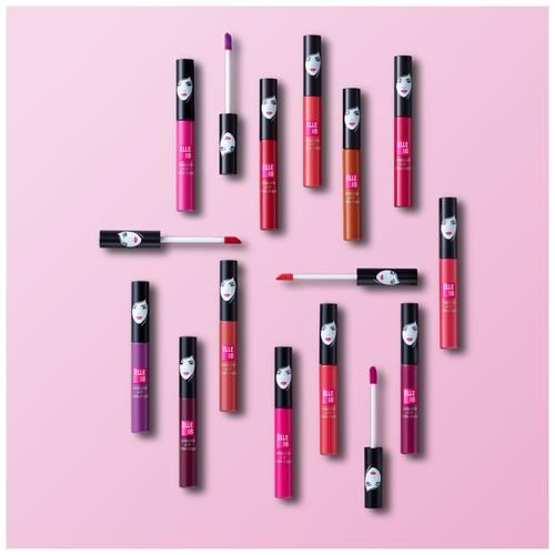 Elle 18 Liquid Lip Colour, 5.6 ml Flashing Pink Lightweight Matte Formula, Soft & Comfortable
