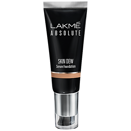 Lakme Absolute - Skin Dew Serum Foundation, Nourished & Hydrated, 30 g Neutral Almond 