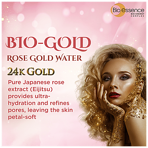 Buy Bioessence BioGold Gold Water Essence With Rose, For Glowing