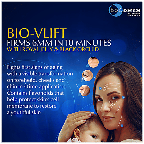 Bio-essence Bio-Vlift Face Lifting Cream - Extra Lift, Brightening, Improves Skin's Elasticity, 45 g  