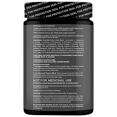 Buy Carbamide Forte EAA 9000 BCAA 5000 Powder Lemon Zesty, With