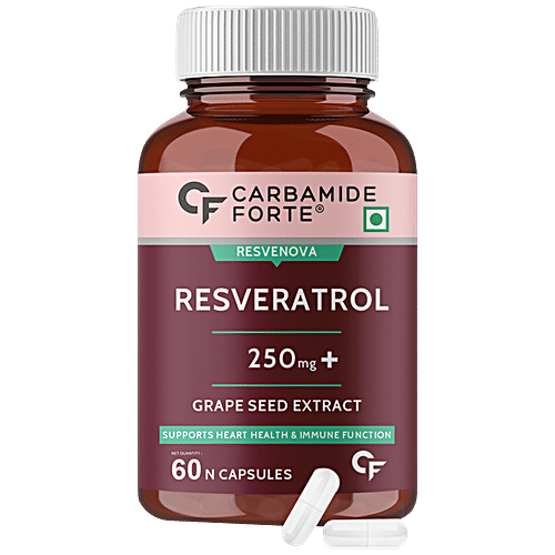 Buy Carbamide Forte Resveratrol 250 mg Capsules Grape Seed Extract