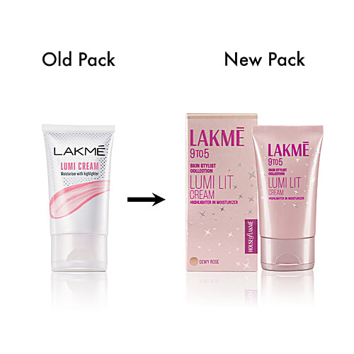 Lakme Lumi Skin - Moisturiser With Highlighter, Non-Greasy, 60 g  