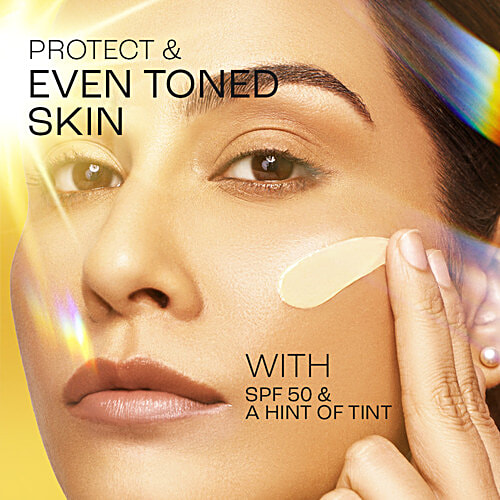 Lakme 9To5 Sun Expert Tint Hint Sunscreen SPF 50 PA+++, 100 ml  For Even-Toned Skin, Non-Sticky Texture, For All Skin Types