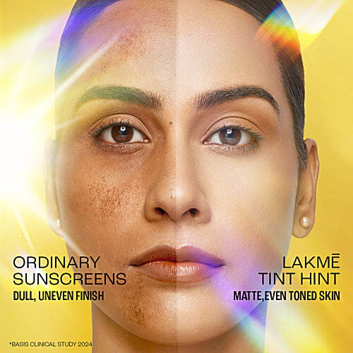 Lakme 9To5 Sun Expert Tint Hint Sunscreen SPF 50 PA+++, 100 ml  For Even-Toned Skin, Non-Sticky Texture, For All Skin Types