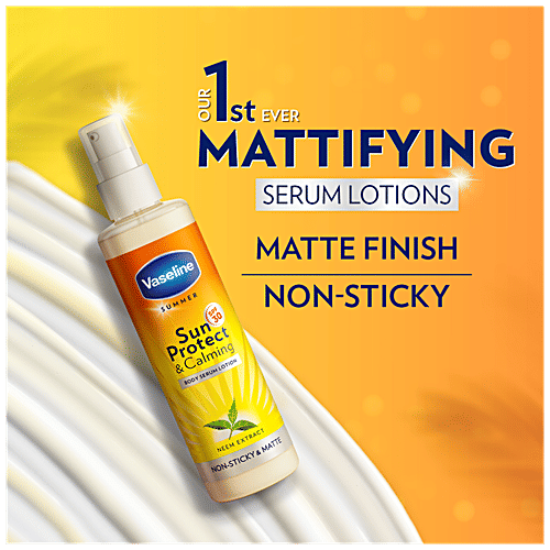 Buy Vaseline Summer Body Serum Lotion Sun Protect & Cooling, With SPF