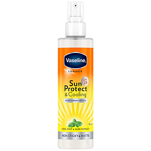 Buy Vaseline Summer Body Serum Lotion Sun Protect & Cooling, With SPF