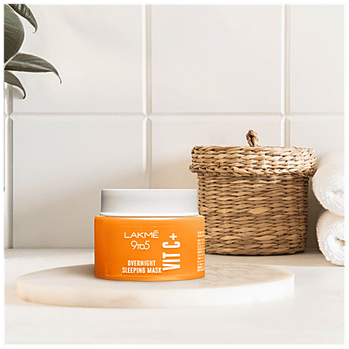 Buy Lakme 9To5 Vit C+ Overnight Sleeping Mask Restores Skin Glow