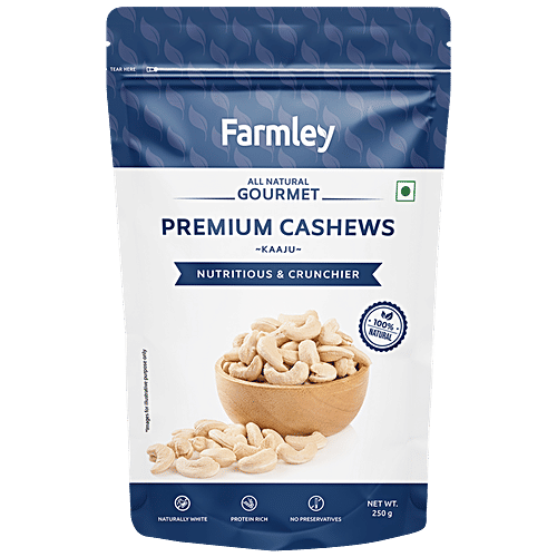 Farmley Premium Cashews, 250 g  