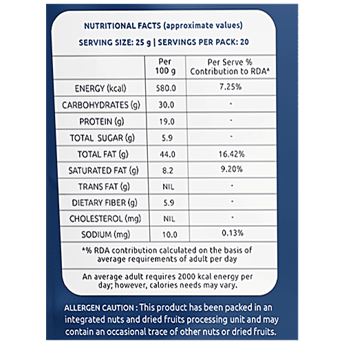 Farmley Premium Natural Cashews - Mangalore Origin Raw Kaju, Rich In Vitamins & Minerals, Perfect Dry Fruits Snack, 500 g  