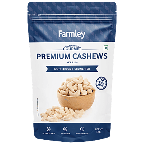 Buy Farmley Premium Natural Cashews Mangalore Origin Raw Kaju, Rich