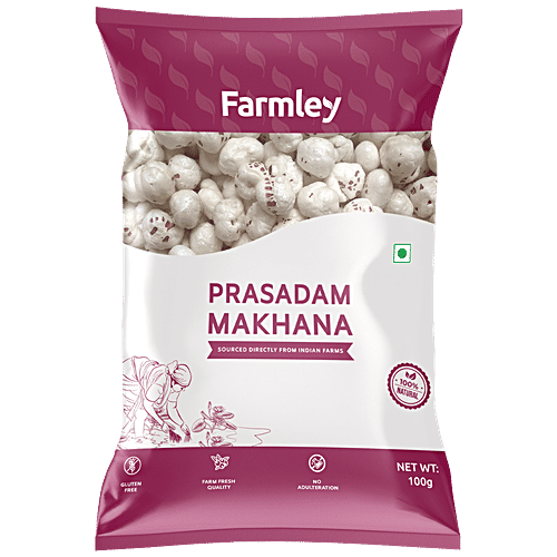 Farmley Prasadam Makhana - Foxnuts, 100 g  