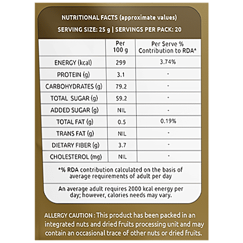 Farmley Green Long Raisin - Enriched With Vitamin A, Improves Eye Sight, Digestion, 500 g  