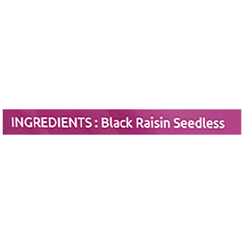 Farmley Selecta Seedless Black Raisins - Naturally Sweet, Rich In Vitamins, Perfect Snack, 200 g