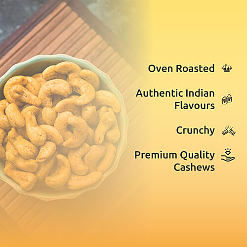 Buy Farmley Black Pepper Roasted Cashews Kaju Snacks Rich In Protein, Crunchy & Delicious
