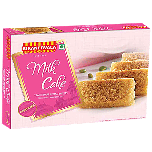Bikanervala Milk Cake - Traditional Indian Sweets, Freshly Packed, 400 g  