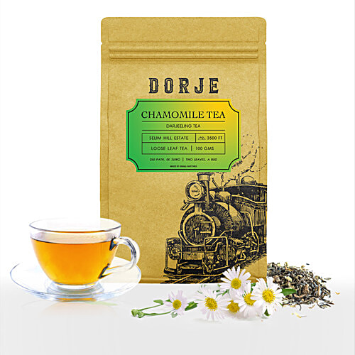 Dorje Chamomile Darjeeling Tea - Refreshing, Aromatic, 100 g  