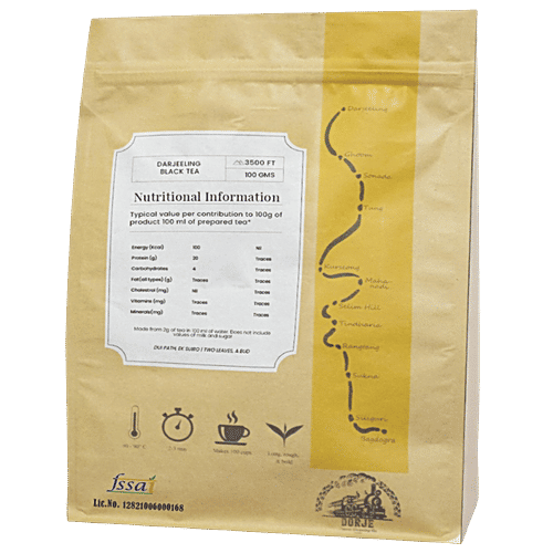 Dorje Cold Brew Darjeeling Black Tea - Bold & Smooth, 250 g  