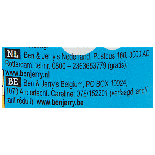 Ben & Jerry's Vanilla Ice Cream - With Pecan, Blondie Brownie Chunks & Salted Caramel Swirls, 465 g
