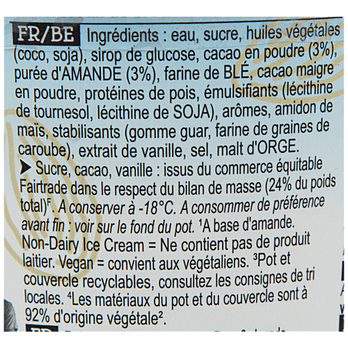 Ben & Jerry's Chocolate Fudge Brownie Non-Dairy Ice Cream - Vegan, Frozen, Creamy, 465 g  