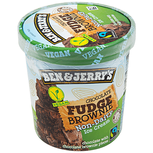 Buy BEN & JERRY'S Chocolate Fudge Brownie NonDairy Ice Cream Vegan