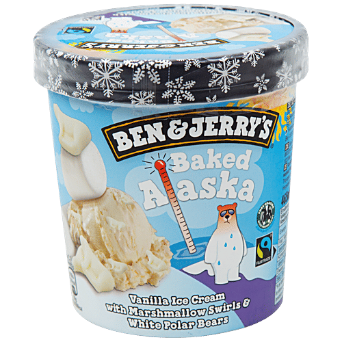 Buy BEN & JERRY'S Baked Alaska Vanilla Ice Cream With Marshmallow