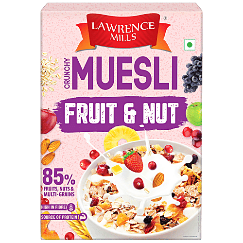 Buy Lawrence Mills Crunchy Muesli Fruit & Nut, 85 Fruits, Nuts