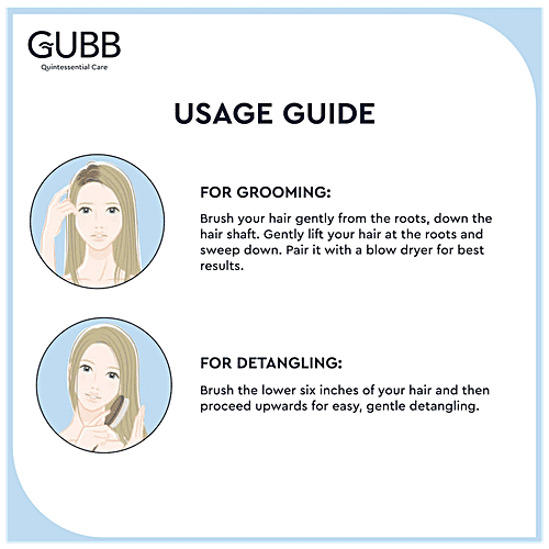 Buy Gubb Oval Hair Brush Vogue Range, For Everyday Grooming