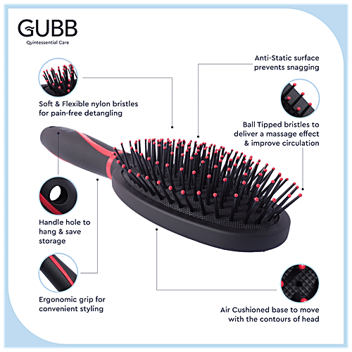 Buy Gubb Oval Hair Brush Vogue Range, For Everyday Grooming