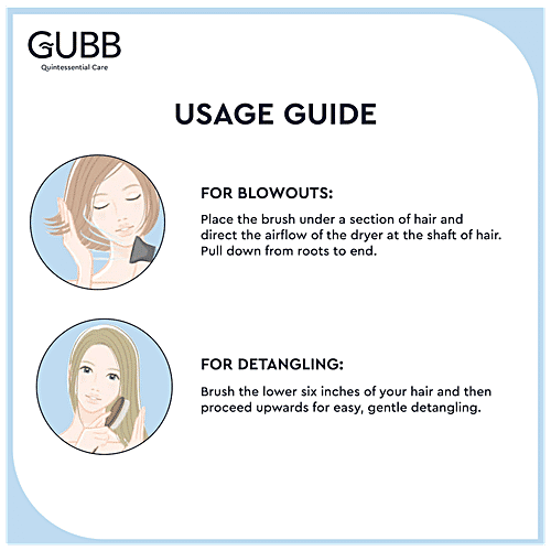 Buy Gubb Paddle Hair Brush/Straightener Vogue Range, Large, For