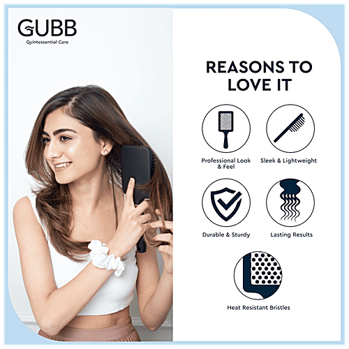 Buy Gubb Paddle Hair Brush/Straightener Vogue Range, Medium, For