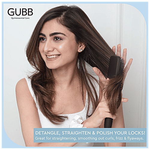 Buy Gubb Paddle Hair Brush/Straightener Vogue Range, Medium, For