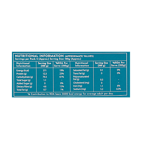 Sorrentina Fettuccine - Durum Wheat, No Maida, Zero Cholesterol, Source Of Fibre, 500 g